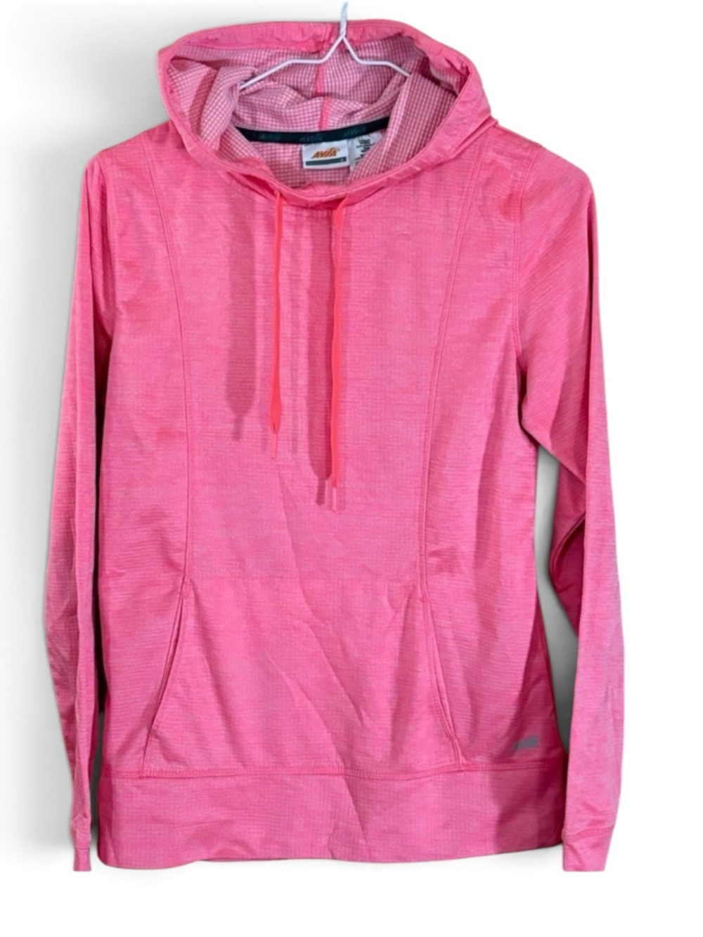 Avia Women's Peach Pullover Athletic Hoodie Top
